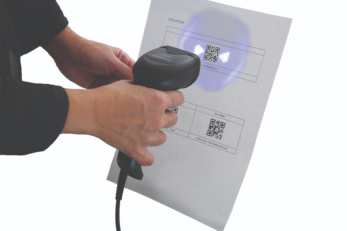 QuickScan QD2500, reading barcode 2