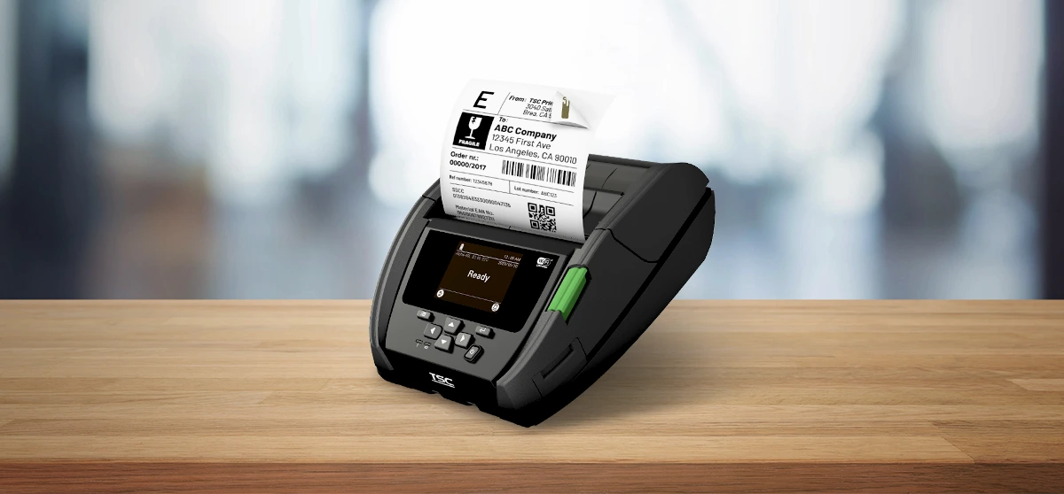 Alpha series 4 inch performance mobile printer